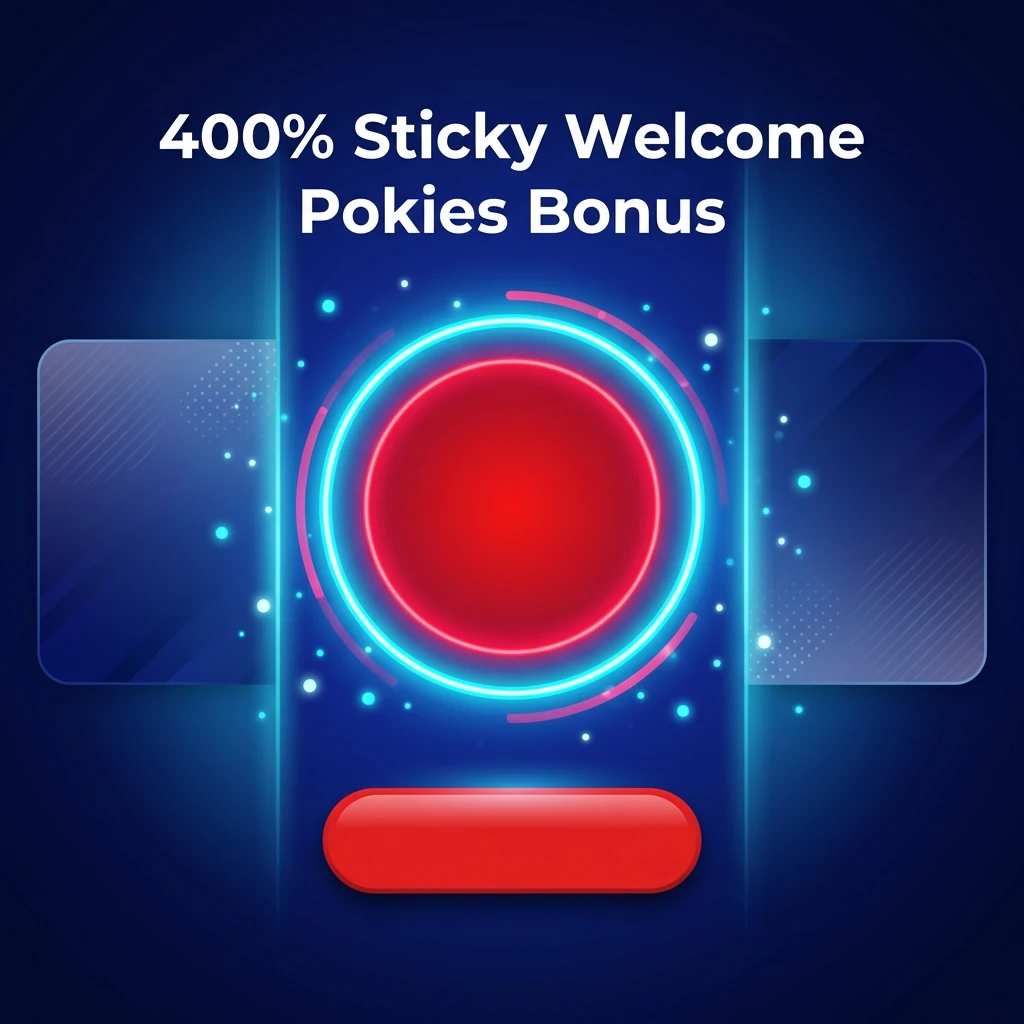 400% Sticky Welcome Pokies Bonus